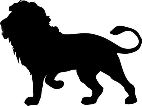 Aslan Kral Sticker Etiket 17 cm - Image 1