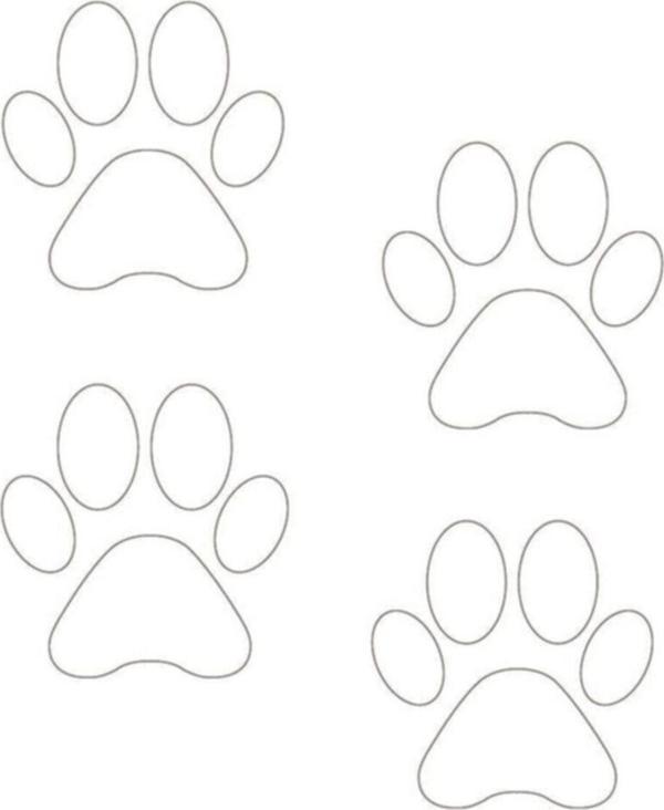 Beyaz Renk Patiler 4 Adet Sticker Yapıştırma - Image 1