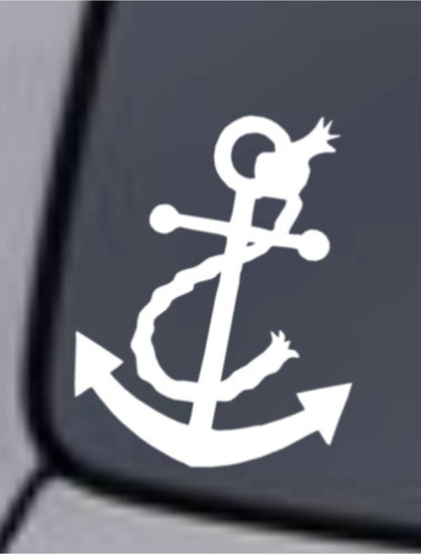 Çapa Gemici Sticker 15 Cm 2 Adet - Image 1