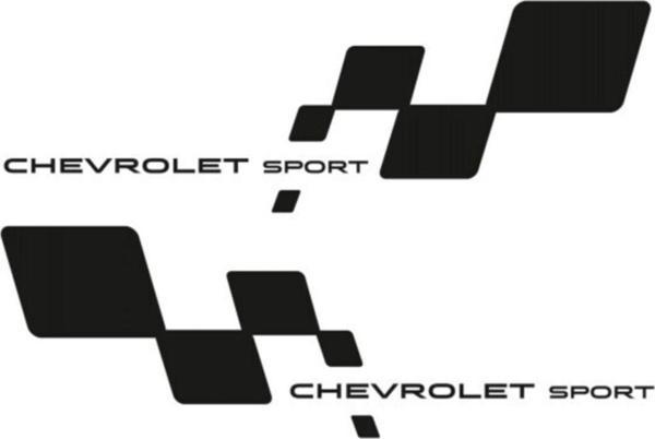 Chevrolet Sport Yan Kapı için Çamurluk Sticker 2 Adet Sağ Sol - Image 1