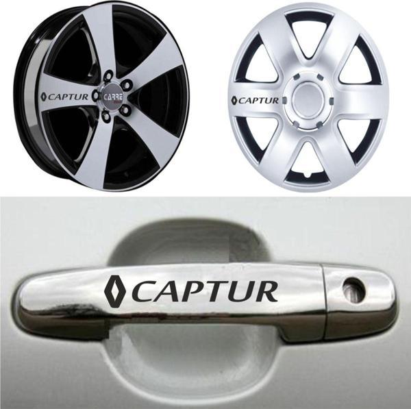 Captur Kapı Kolu Jant Sticker (10 Adet) Etiket Yapıştırma Z36 - Image 1