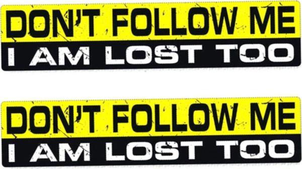 Beni Takip Etme Bende Kayıp Oldum 18cm Sticker - Image 1