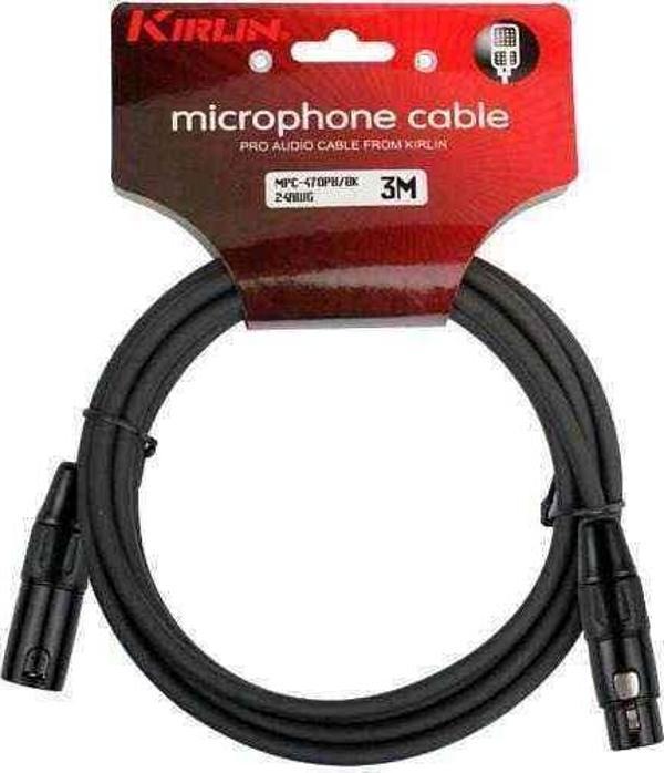 Kirlin Cable MPC-470PB 3 MT Mikrofon Kablosu - Image 1