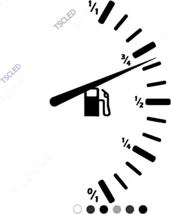 Benzin Göstergesi Sticker 20 cm - Image 1