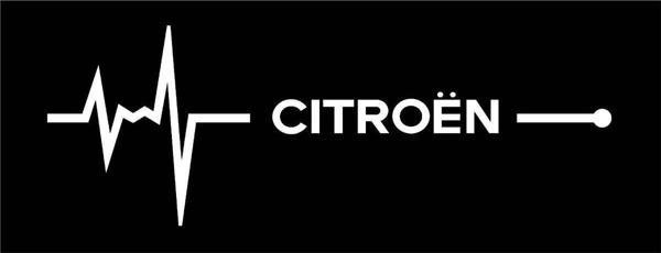 Citro en Nabız Kalp atışı sticker 2 adet kelebek cam - Image 1