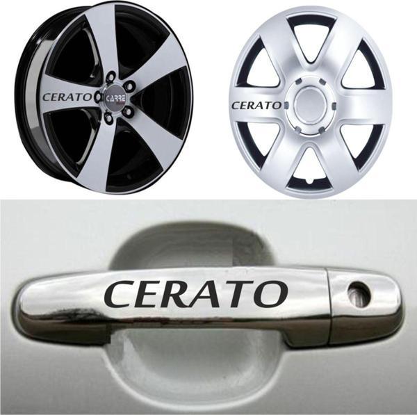 Cerato Kapı Kolu Jant Sticker (10 Adet) Etiket Yapıştırma Z42 - Image 1