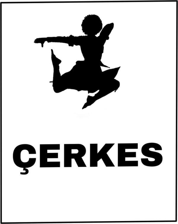 Çerkes Adige Sticker yapıştırma 17 Cm - Image 1