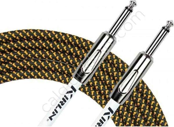 Kirlin Cable IWCX-201PN BY 3Mt Örgülü Enstruman Kablosu - Sarı - Image 1