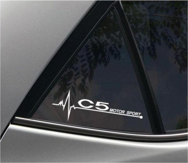 Citroen C5 Yan Cam Sticker Oto Kapı Çıkartma 20cmx7cm - Image 1