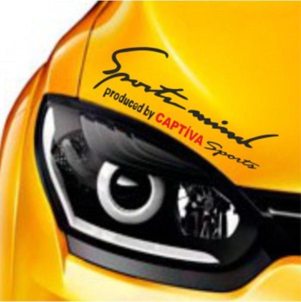 Chevrolet Captiva Mind Far Üstü Oto Sticker Kaput - Image 1