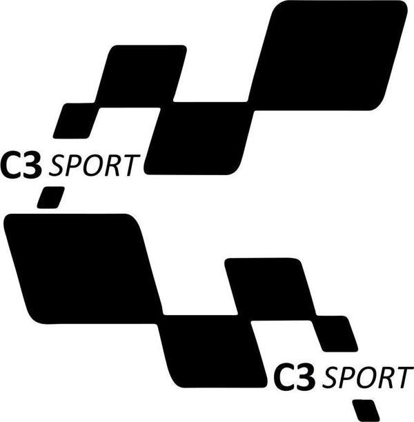c3 sport Etiket Yapıştırma 30cmx11cm MMD169 - Image 1
