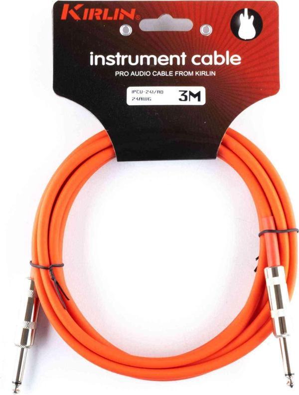 Kirlin Cable IPCV-241RD 3MT Enstruman Kablosu - Kırmızı - Image 1