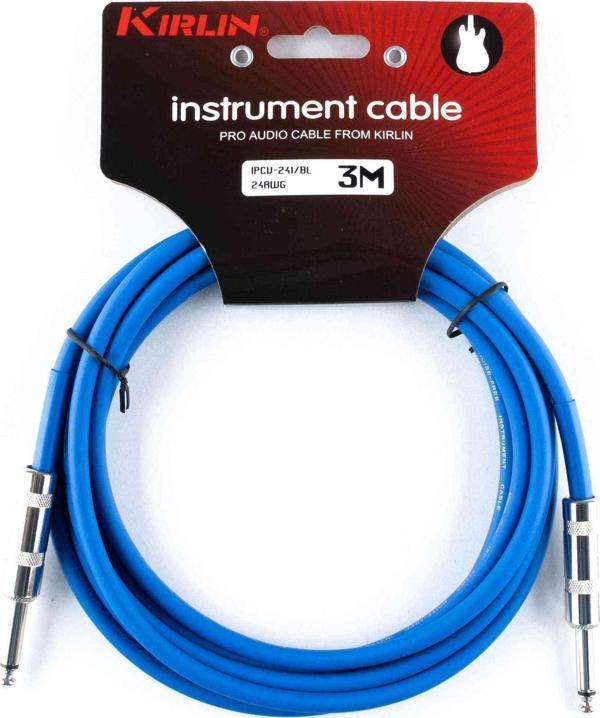 Kirlin Cable IPCV-241BL 3MT Enstruman Kablosu - Mavi - Image 1