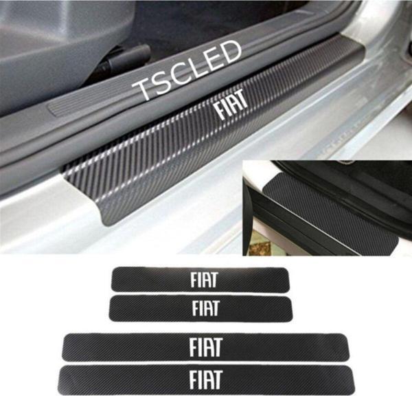 Fiat Karbon Kapı Eşiği Koruma Sticker (4lu Set) - Image 1