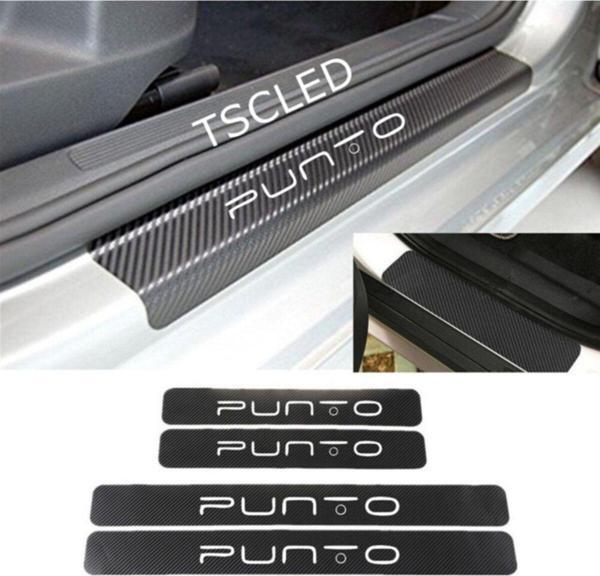 Fiat Punto Karbon Kapı? Eşiği Koruma Sticker Yapıştırma (4lu Set) - Image 1