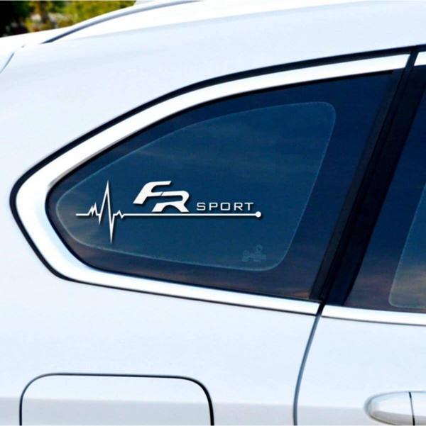 Fr Yan Cam Sticker Oto Kapı 20 Cm X 7 Cm Hologram c84 - Image 1