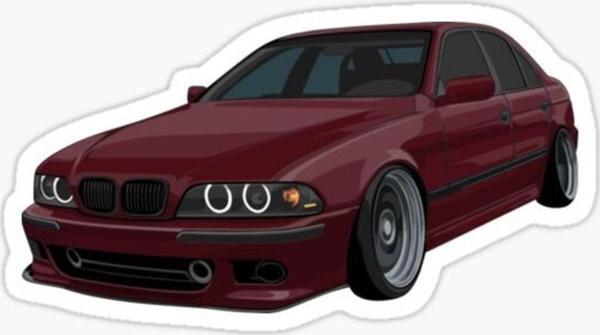 E39 Resmi Cam Sticker Yapıştırma 16cm 2 Adet - Image 1
