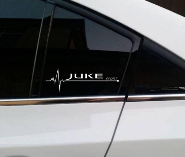 Juke Yan Cam Sticker Oto Kapı Çıkartma Tuning oto 20 cm x 7 cm yazı 307 - Image 1