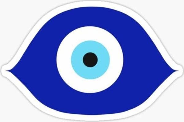 İlginç Nazar Boncuğu Sticker Duvar Araba Yapıştırma Md9 - Image 1