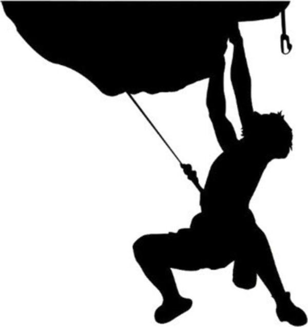 Ilginç Tırmanma Extreme Sport Sticker Yapıştırma - Image 1