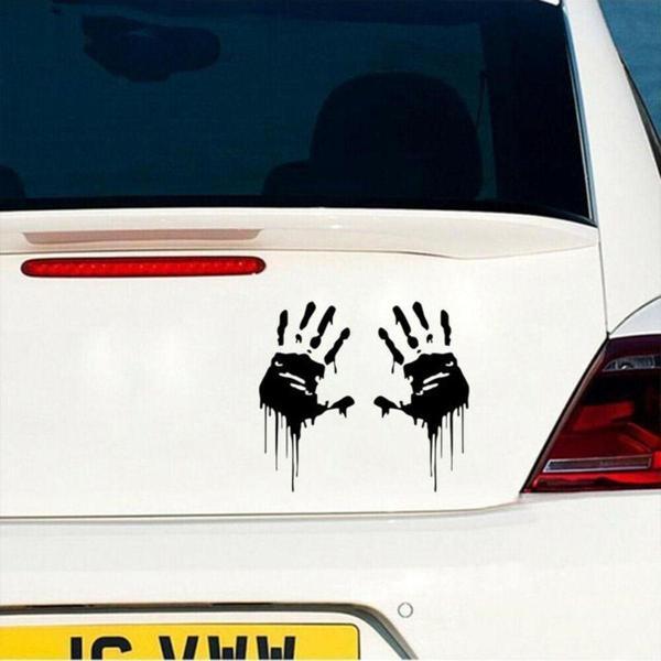 Halloween Sticker Yapıştırma Araba Siyah Renk 25cm - Image 1