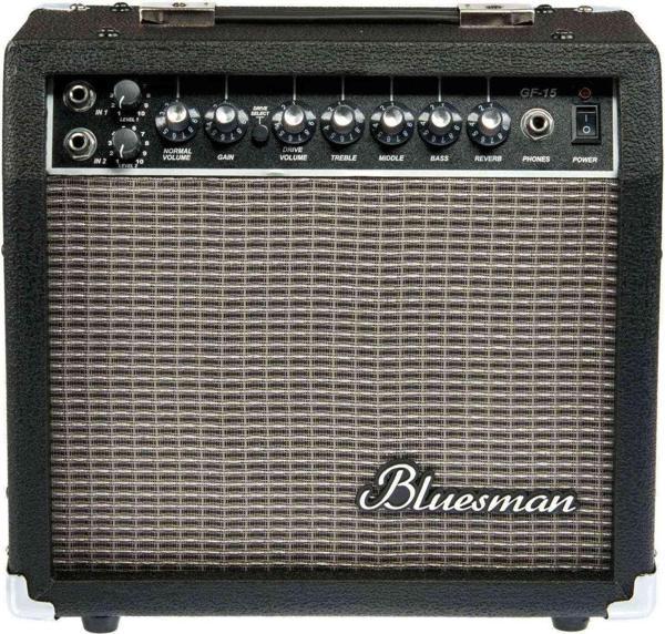 Bluesman GF-15 Elektro Gitar Amfisi - Çift Giriş + Reverb - Image 1