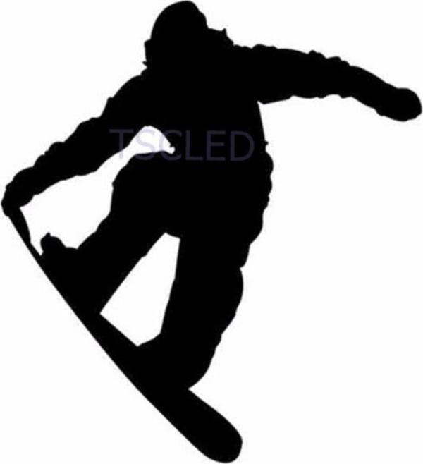 Kayak Snowboard Araba Sticker 15cm - Image 1