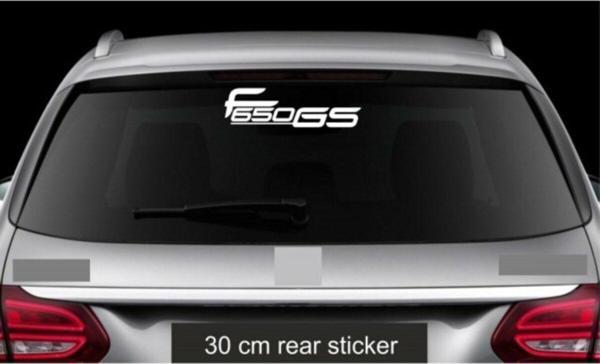 M F 650 Gs Araba Arka Cam Sticker Yapıştırma - Image 1