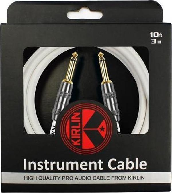 Kirlin Cable IP-221GMG 3MT WHE Premium  Enstruman Kablosu - Image 1
