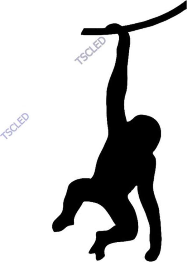 Maymun Monkey Sticker Yapıştırma 17cm - Image 1