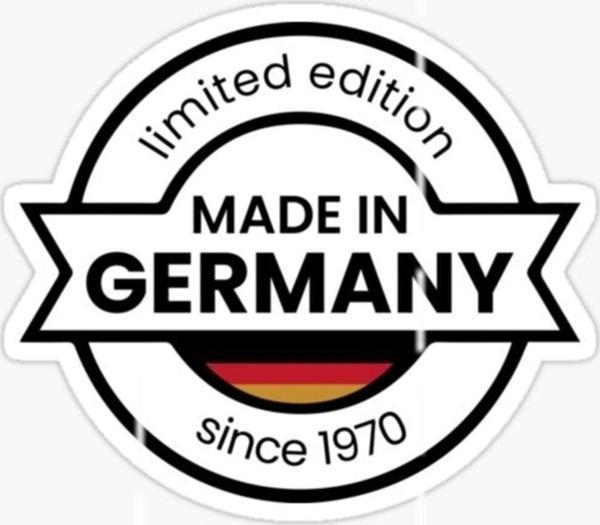 Made In Germany Araba Leptop Oto Sticker 13cm 4 Adet U - Image 1