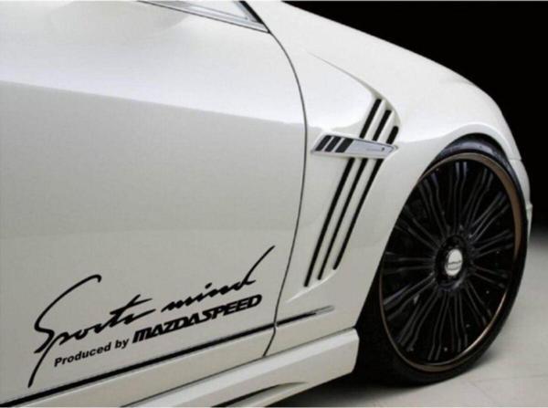 Mazda Speed Yan Kapı Çamurluk Sticker Araba Oto Yapıştırma 2Adet - Image 1
