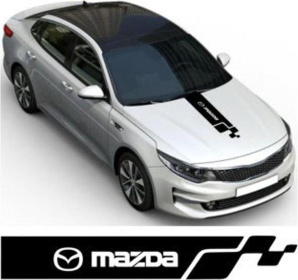 Mazda Sport Kaput Oto Sticker Yapıştırma - Image 1