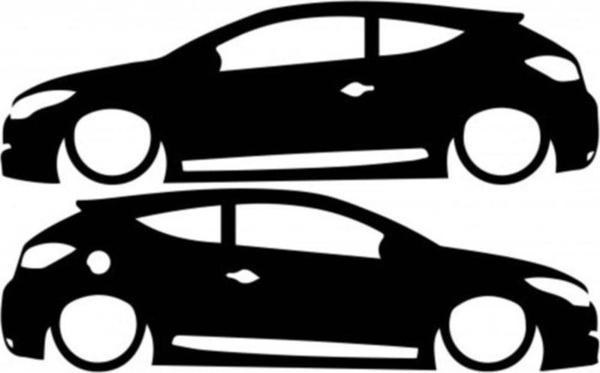 Megane 4 Rs Basık Sticker Araba Stickerı Yapıştırma - Image 1