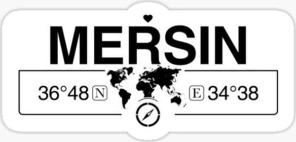 Mersin Gps Harita Sticker Oto Araba Yapıştırma 17cm - Image 1