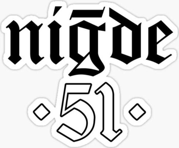 NİĞDE Sticker Etiket Yapıştırma 18CM - Image 1