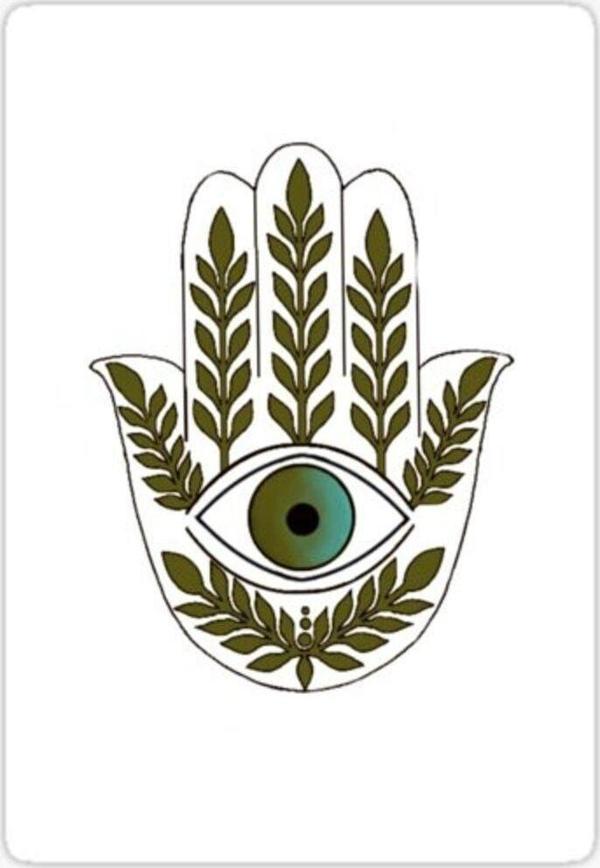 Nazar Boncuğu Sticker Duvar 18cm Yapıştırma Etiket MD6 - Image 1