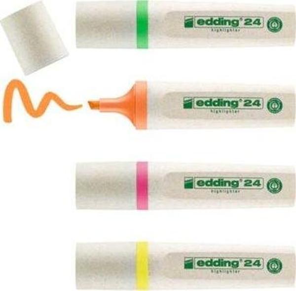 Edding 24 Ecoline İşaretleme Kalem Seti 4 Renk - Image 1