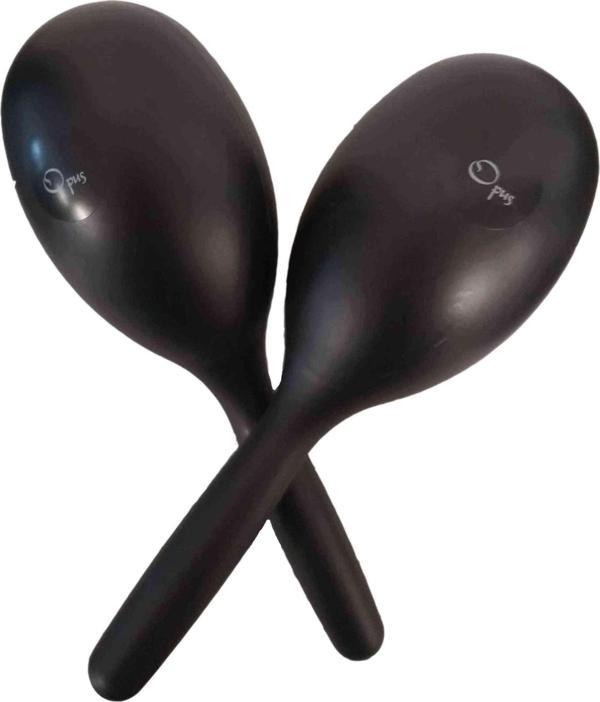 Opus Percussion PM-3BK Plastik Saplı Marakas - Büyük Boy - Image 1
