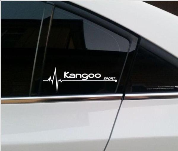 Oto Kangoo Nabız Kalp Atışı Sticker 2 Adet Kelebek Cam - Image 1