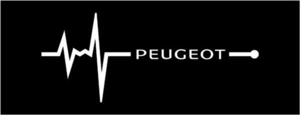 Peugeot Napız Kalp Kelebek Cam Için Sticker Yapıştırma - Image 1