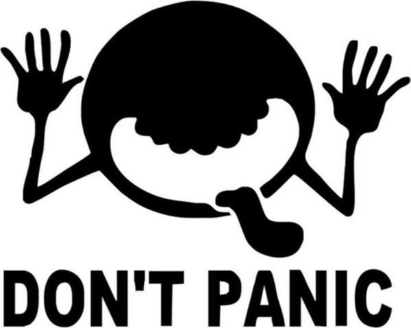 Panik Yapmayın Komik Sticker Yapıştırma 2 - Image 1