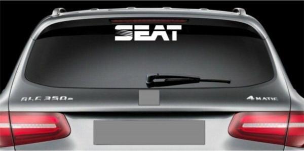 Seat Araba Arka Cam Sticker Yapıştırma - Image 1