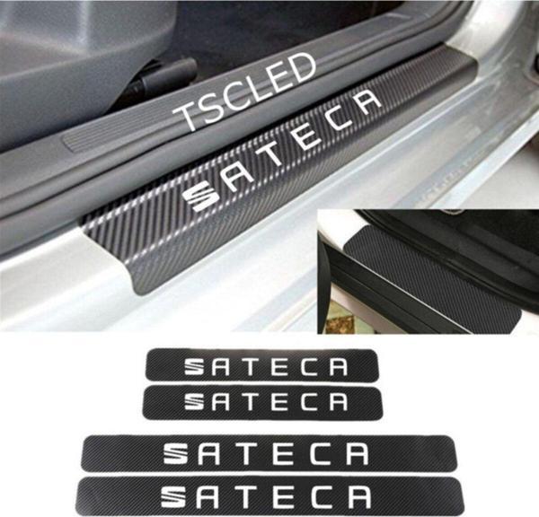 Seat Ateca Karbon Kapı Eşiği Koruma Sticker Yapıştırma (4lu Set) - Image 1