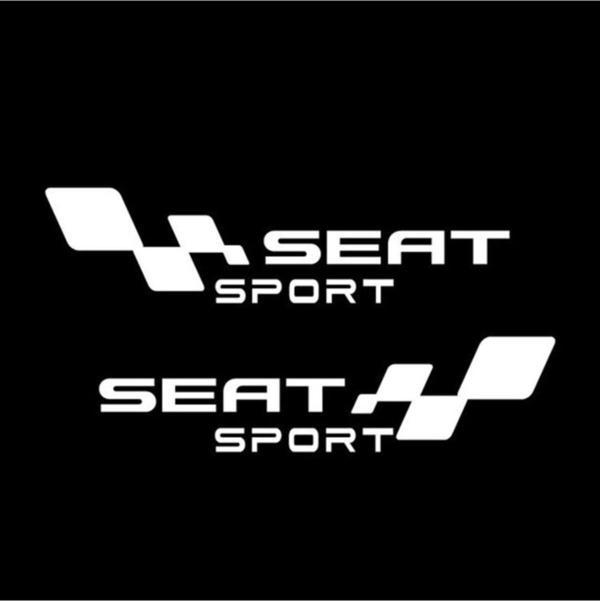 Seat Sport Araba Yan Kapı Sticker 30 Cm Beyaz Renk - Image 1