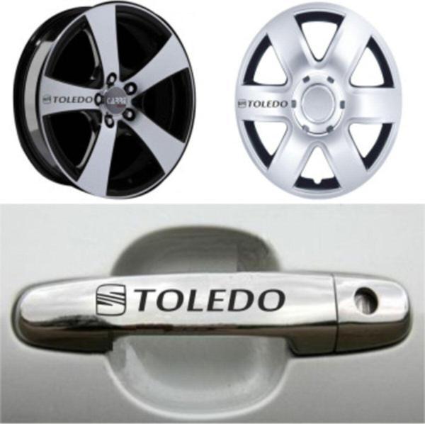 SEAT TOLEDO Kapı Kolu Jant Sticker Yapıştırma 8 Ad - Image 1