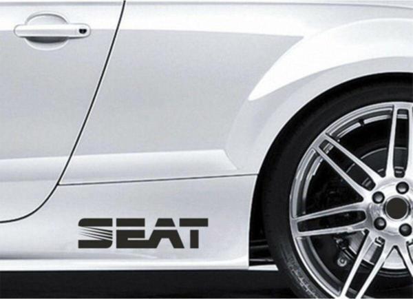 Seat Yapıştırma Marşpiyel Yazısı Sticker 2 Adet - Image 1