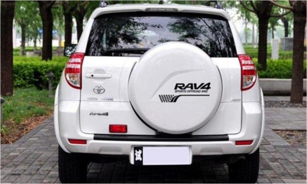 Rav4 Stepne Sticker Etiket Yapıştırması Oto Sticker - Image 1