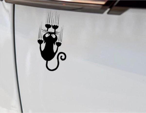 Sevimli Kedi 1 Araba Sticker  Yapıştırma - Image 1