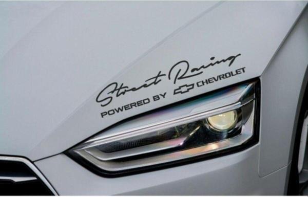 Street Racing Chevrolet 1 Ön Tampon Kaput Araba Oto Sticker - Image 1